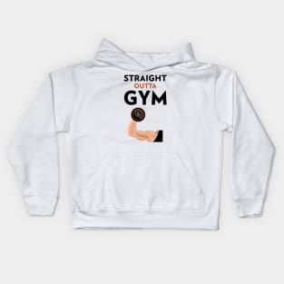 Straight Outta Gym Kids Hoodie